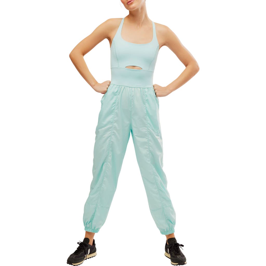 Shop Fp Movement By Free People Righteous Runsie Jumpsuit In Mojito