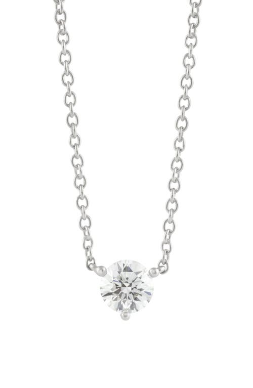 Shop Lightbox 0.50-carat Lab Grown Diamond Pendant Necklace In White/14k White Gold