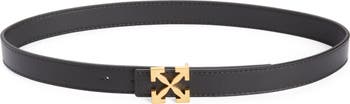 Off-White, Accessories, Off White Classic Arrow Buckle Leather Belt  Bluesize 9538 New