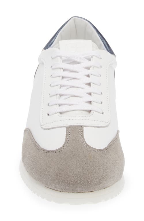 G Brown Dash Low Top Sneaker In White/blue/grey