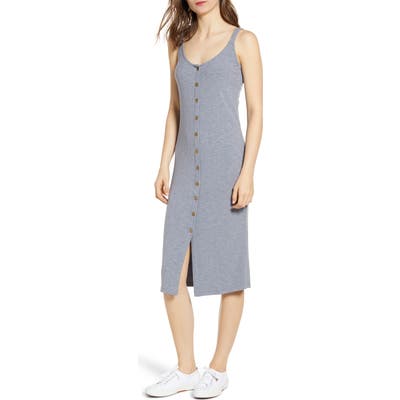Heartloom Esme Button Front Tank Dress, Blue