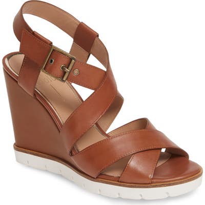 Linea Paolo Edyta Wedge Sandal, Brown