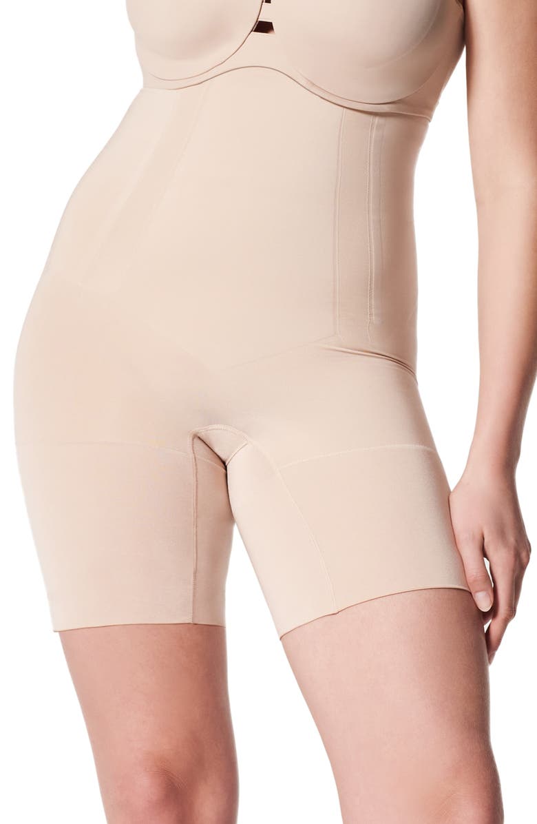 Spanx® Oncore High Waist Mid Thigh Shorts Nordstrom