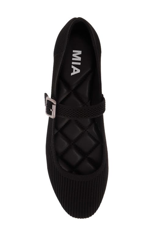 Mia Brita Mary Jane Flat In Black