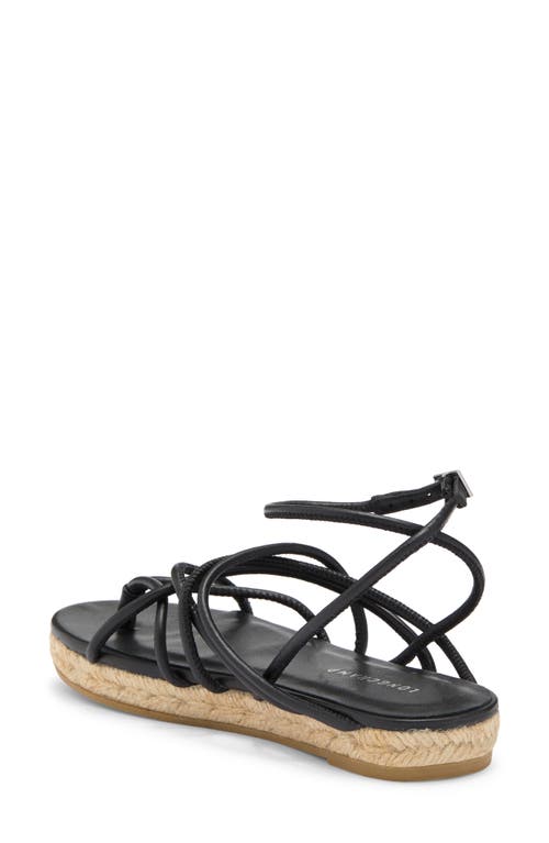 Longchamp Espadrille Sandal In Black