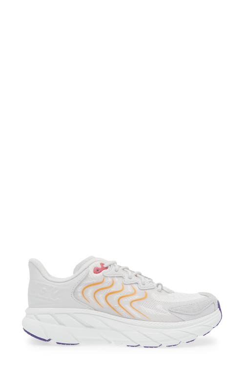 Shop Hoka Vibrant Bloom Clifton Ls Sneaker In Nimbus Cloud/nimbus Cloud