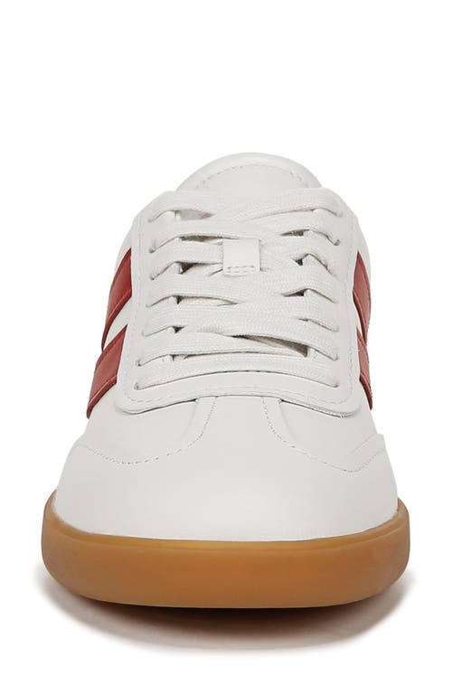 Shop Vince Oasis Sneaker In Chalk/deep Ruby