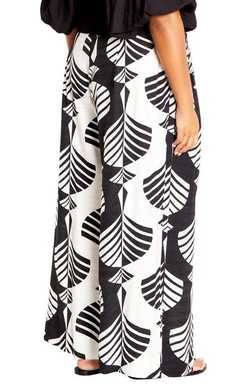 Shop City Chic High Waist Wide Leg Pants In Empress