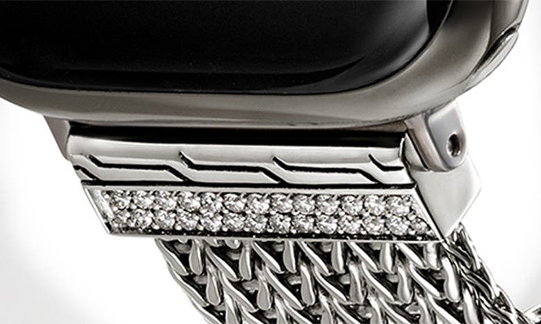 JOHN HARDY JOHN HARDY SMART WATCH STRAP DIAMOND PAVÉ, 18MM