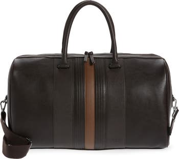 Ted Baker London Everyday Stripe Faux Leather Holdall Bag