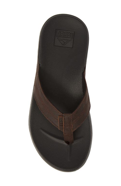 Shop Reef Cushion Bounce Phantom Flip Flop In Black/brown