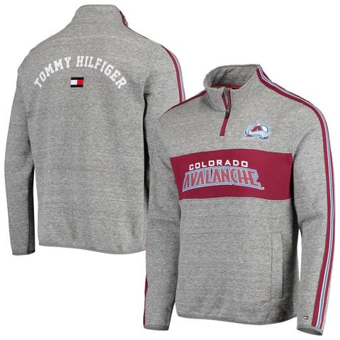 Men's San Francisco 49ers Tommy Hilfiger Heathered Gray Mario Quarter-Zip  Jacket