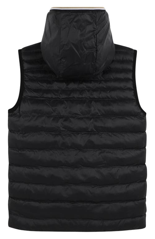 Shop Bosswear Boss Kidswear Kids' Reversible Puffer Vest In Cookie