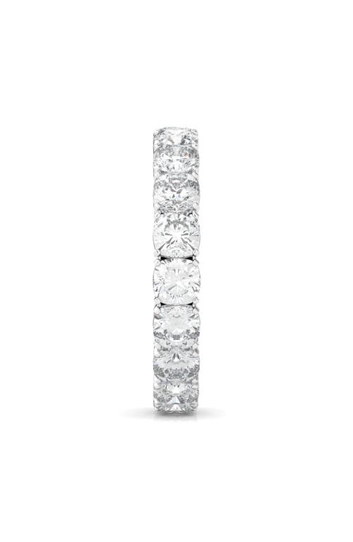 Shop Hautecarat Cushion Cut Lab Created Diamond Eternity Ring In White Gold