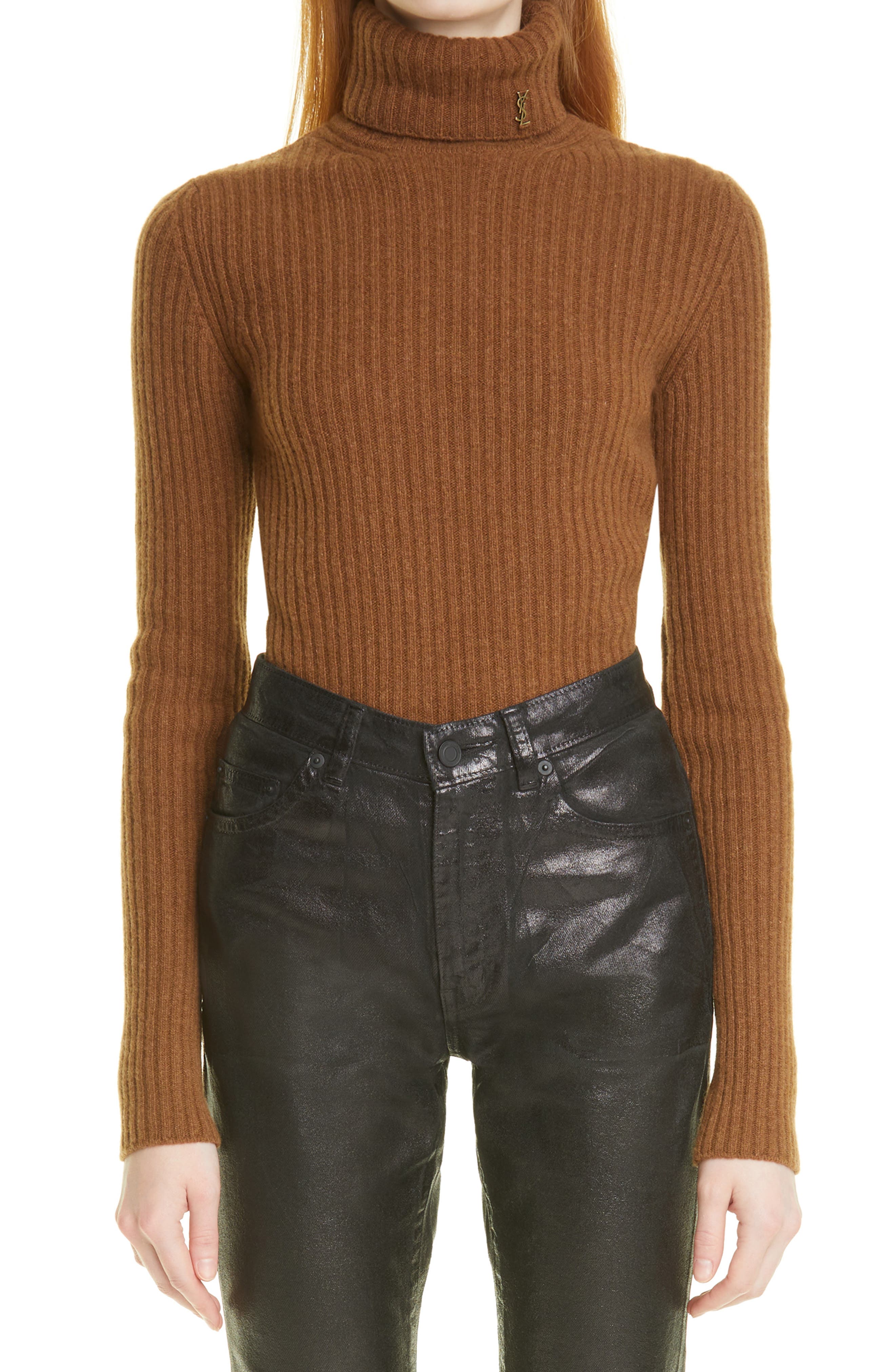 Dark beige turtleneck Clearance
