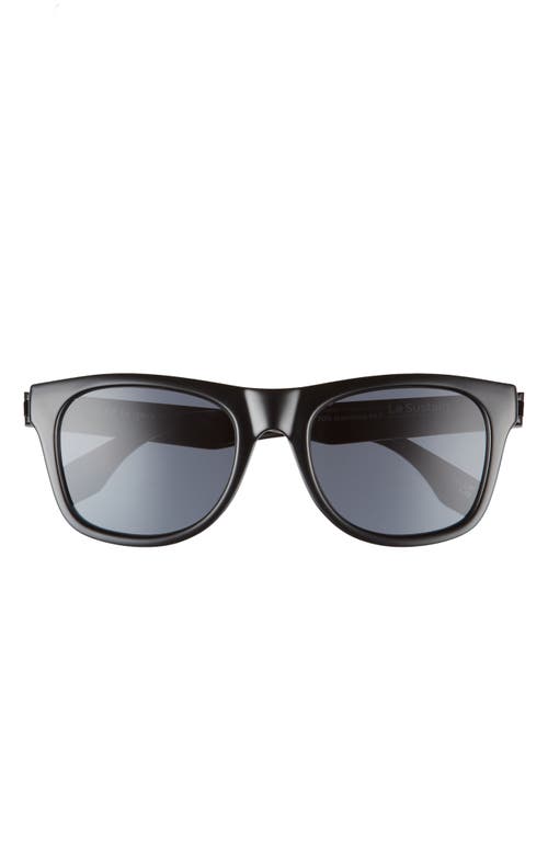 Petty Trash 54mm Square Sunglasses in Black