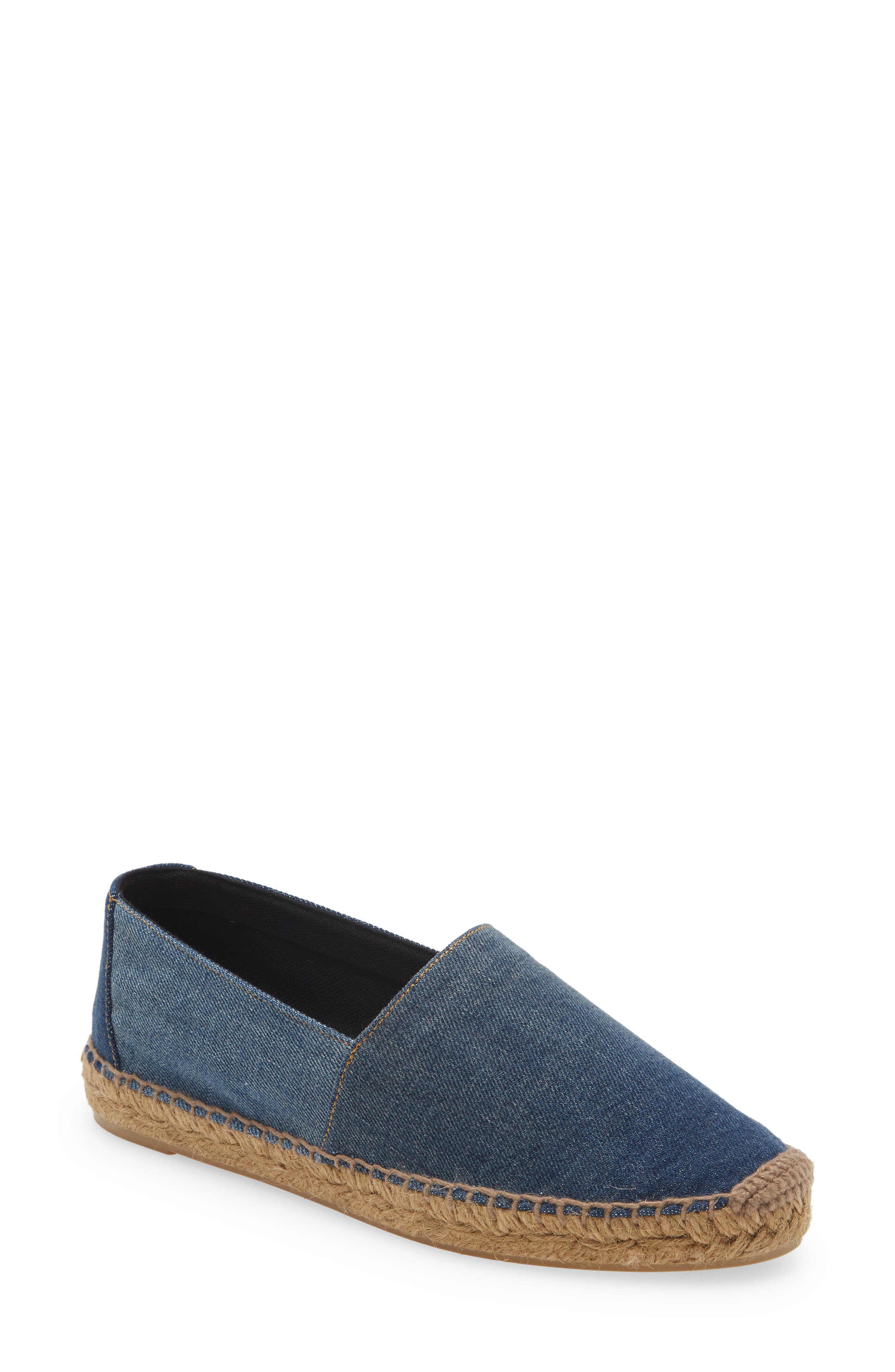 ysl denim espadrilles