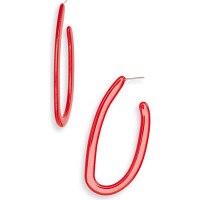 Stella + Ruby Oval Hoop Earrings