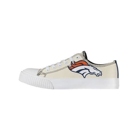 Women's FOCO Milwaukee Brewers Platform Canvas Shoes in White