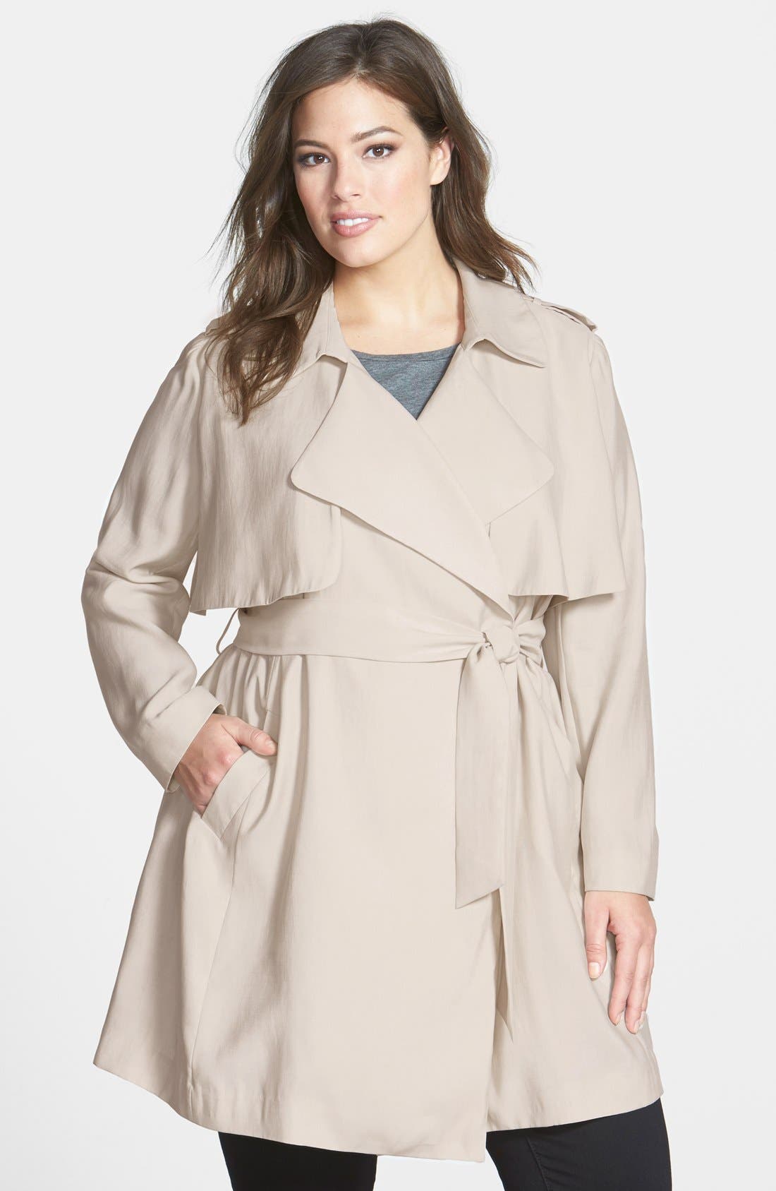 Sejour Wrap Trench Coat (Plus Size) | Nordstrom