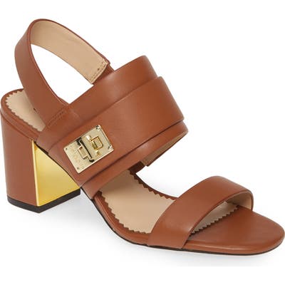 Karl Lagerfeld Paris Jaylynn Sandal, Brown