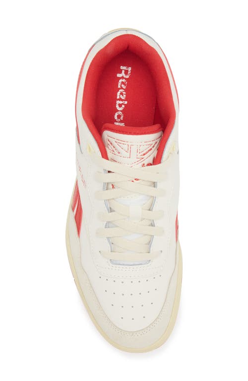 Shop Reebok Bb 4000 Ii Low Top Sneaker In Chalk White Red