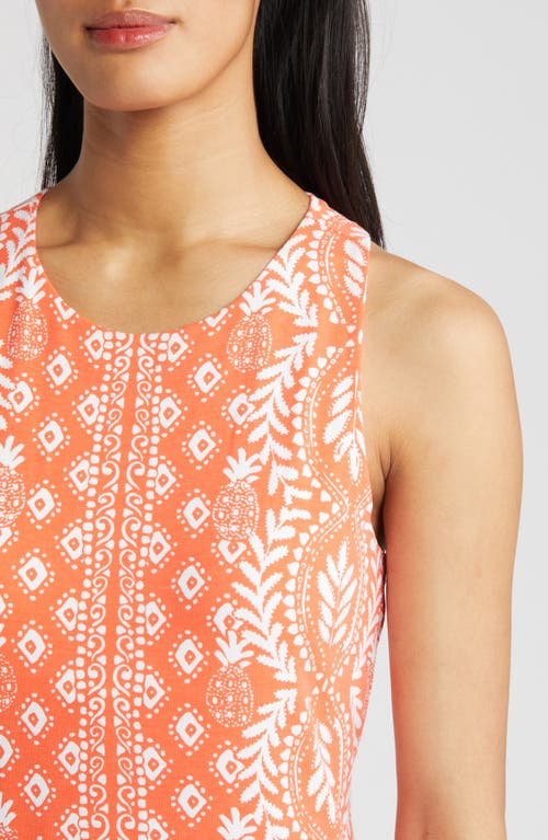 Shop Lilly Pulitzer ® Ulla Print Racerback Maxi Tank Dress In Flamingo Feather Knit Dress