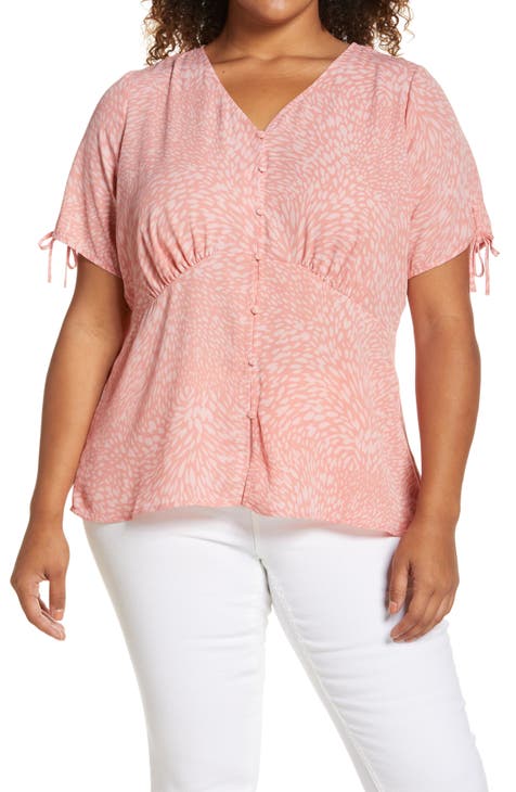 Coral Plus-Size Tops for Women | Nordstrom