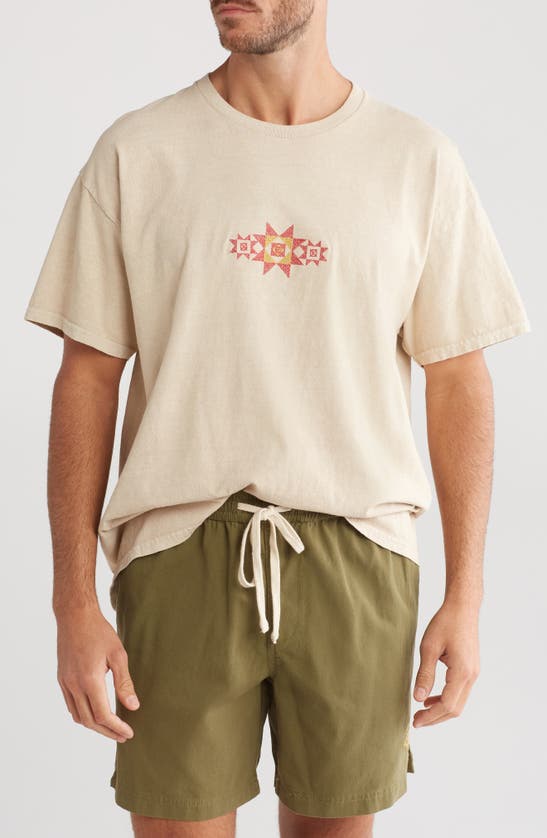 Bdg Urban Outfitters Cross Stich Cotton T-shirt In Ecru
