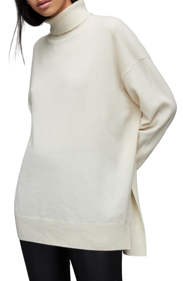 AllSaints Gala Cashmere Turtleneck Sweater | Nordstrom