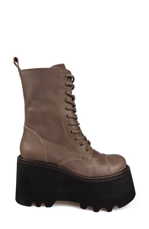 Ziginy Raiza Platform Bootie In Grey