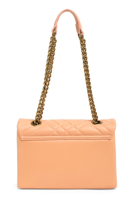 Shop Kurt Geiger London Brixton Lock Shoulder Bag In Light/pastel Orange