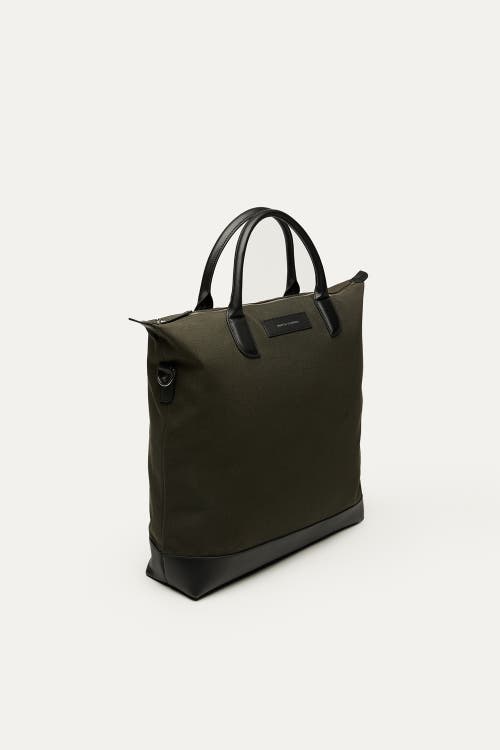 Want Les Essentiels De La Vie Want Les Essentiels O'hare Organic Cotton Canvas Tote In Green