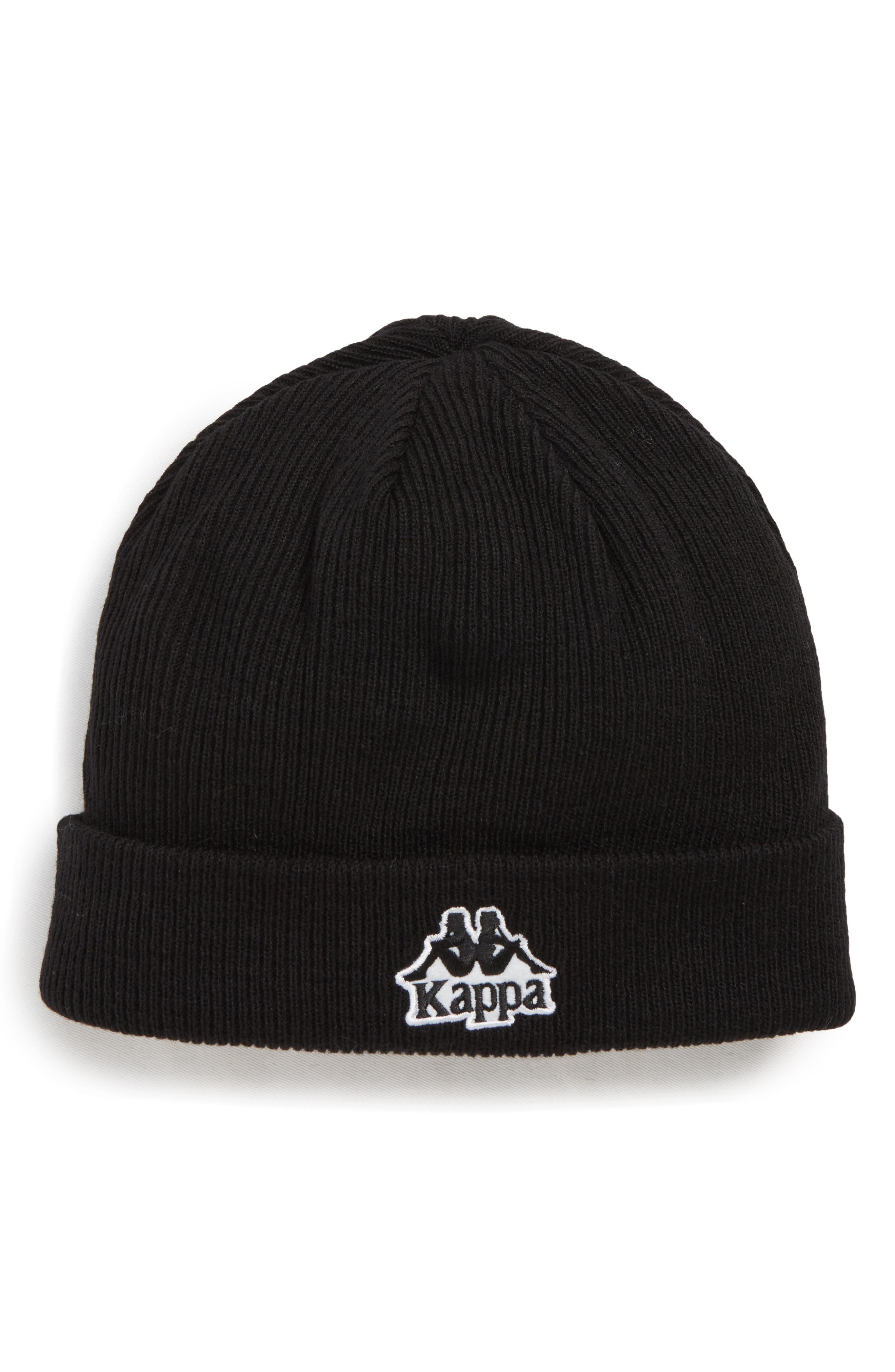 black kappa beanie