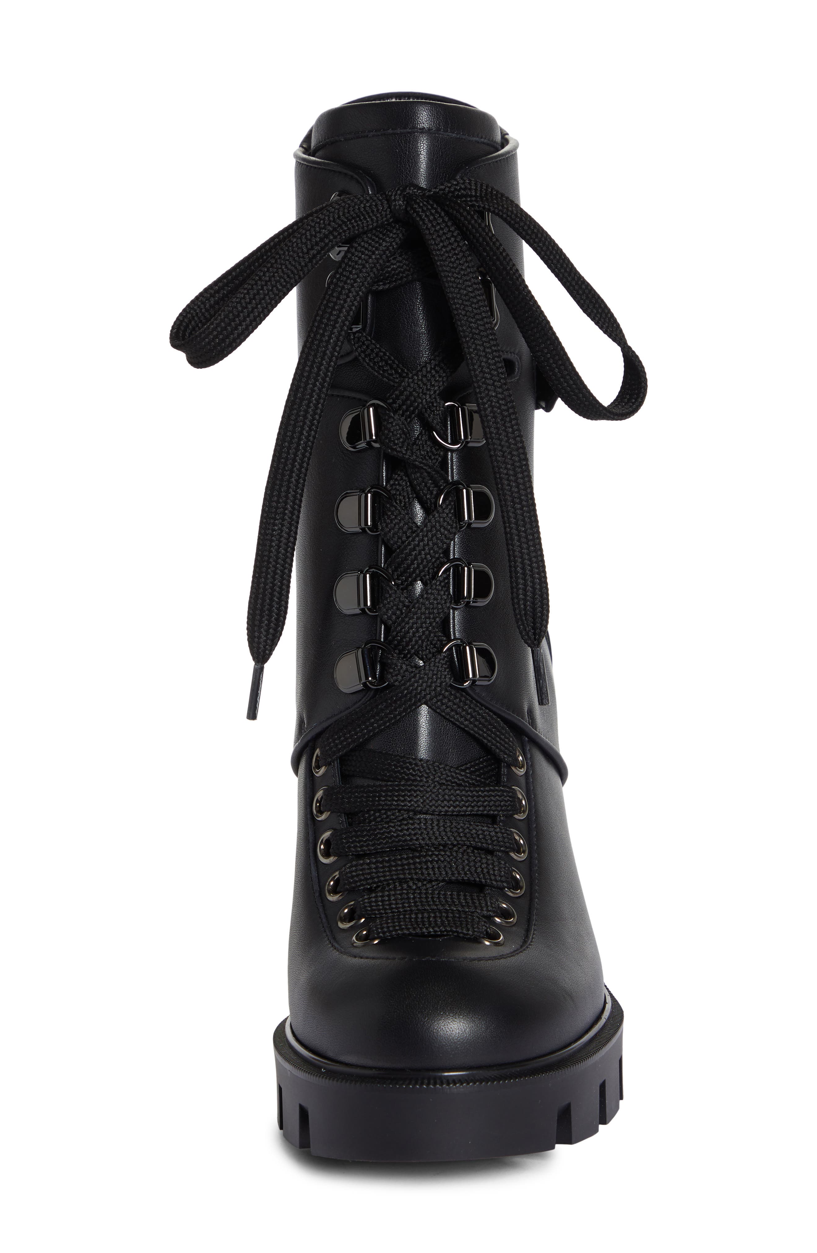 christian louboutin women's combat boots