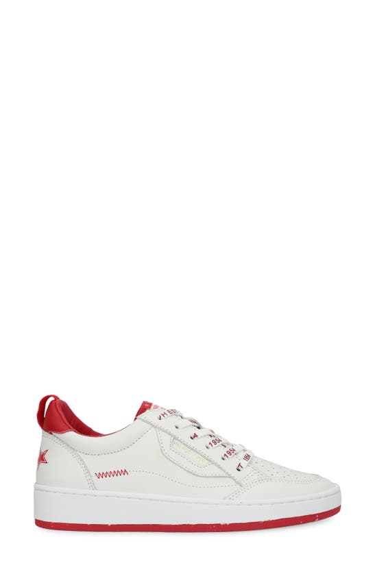 Shop Vintage Havana Swag Sneaker In White/ Red