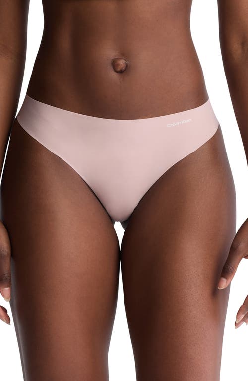 Calvin Klein Invisibles 3-pack Thongs In Tqo Subdued