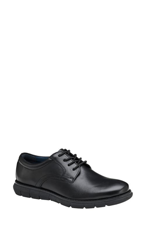 Johnston & Murphy Kids' Holden Plain Toe Oxford Shoe Black Full Grain at Nordstrom, M