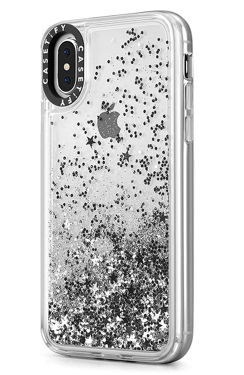 CASETiFY Glitter iPhone X/Xs/Xs Max & XR Case, Alternate, color, 