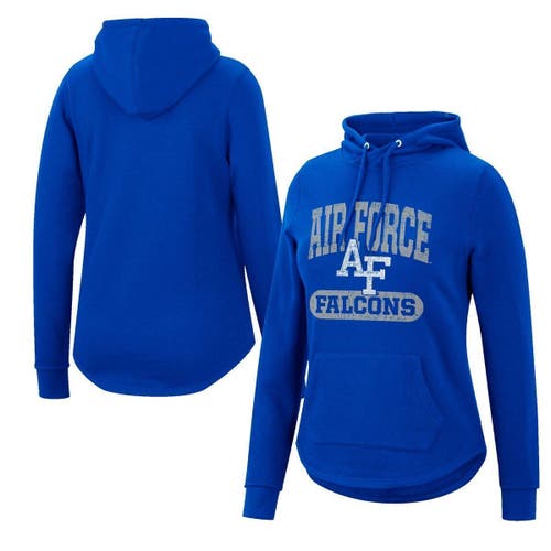 Women's Colosseum Royal Air Force Falcons Core Crossover Pullover Hoodie
