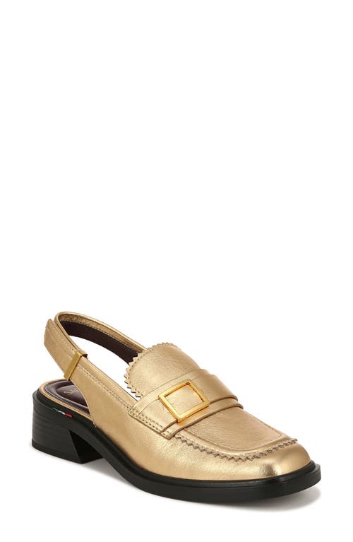 SARTO by Franco Sarto Gianna Slingback Loafer in Gold at Nordstrom, Size 7.5