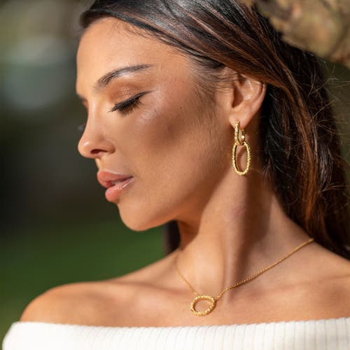 Lucy Quartermaine Women's Small Hula Hoop Earrings In Gold Vermeil In Gold