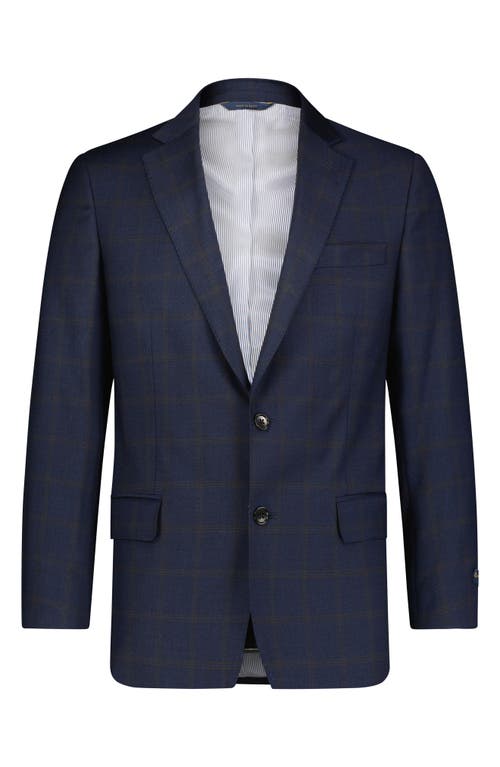 Shop Brooks Brothers Regent Fit Wool Blend Sport Coat In Nvybrwnwp