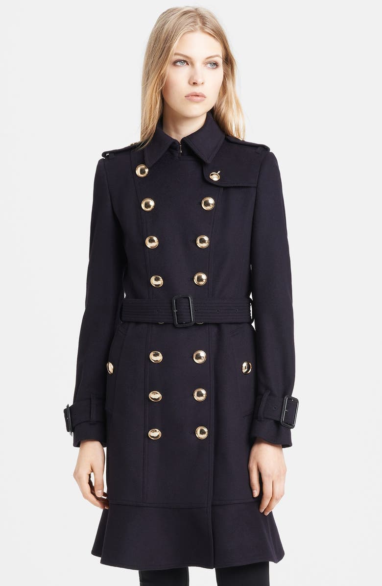 Burberry London Belted Wool & Cashmere Trench Coat | Nordstrom