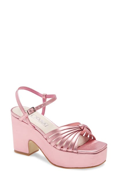 SOL SANA ROSY PLATFORM SANDAL,SS202S414N