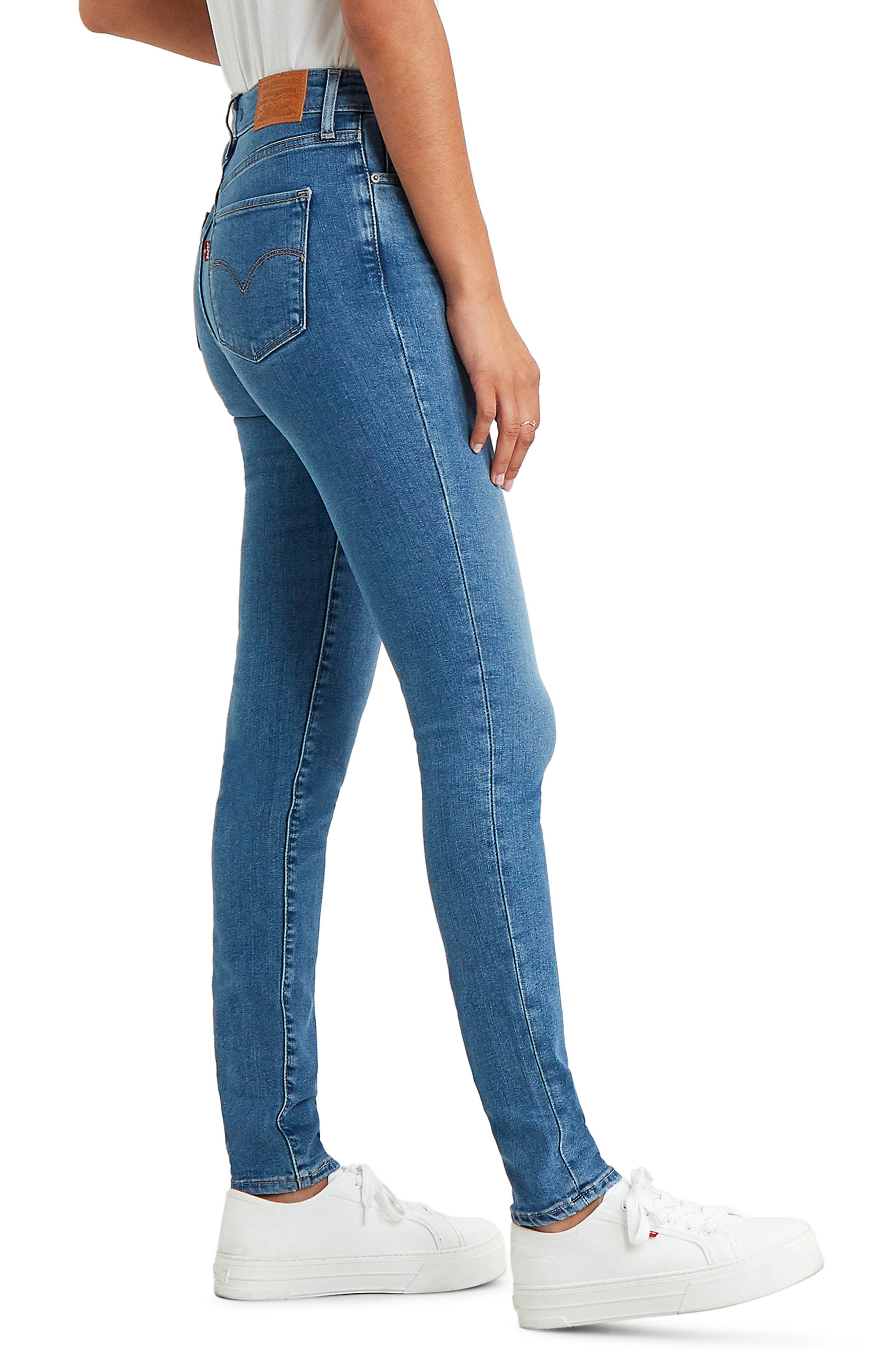 levi's 721 high rise skinny jeans rio hustle