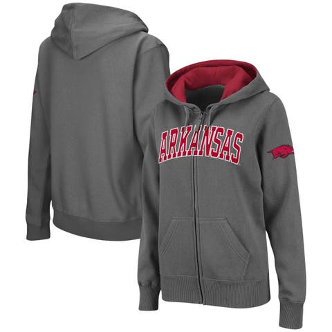 Louisville Cardinals Colosseum Women's Arched Name Full-Zip Hoodie - Black