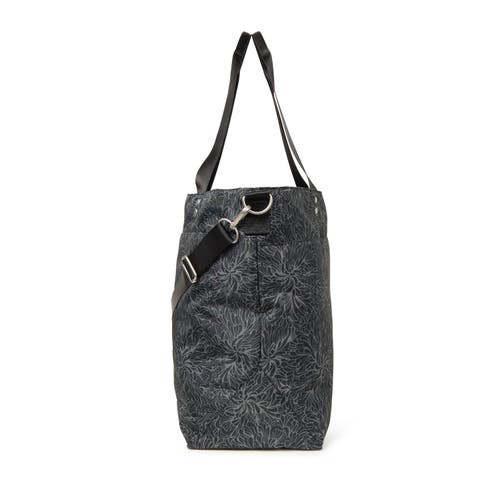 Shop Baggallini Large Carryall  Crossbody Tote Bag In Midnight Blossom