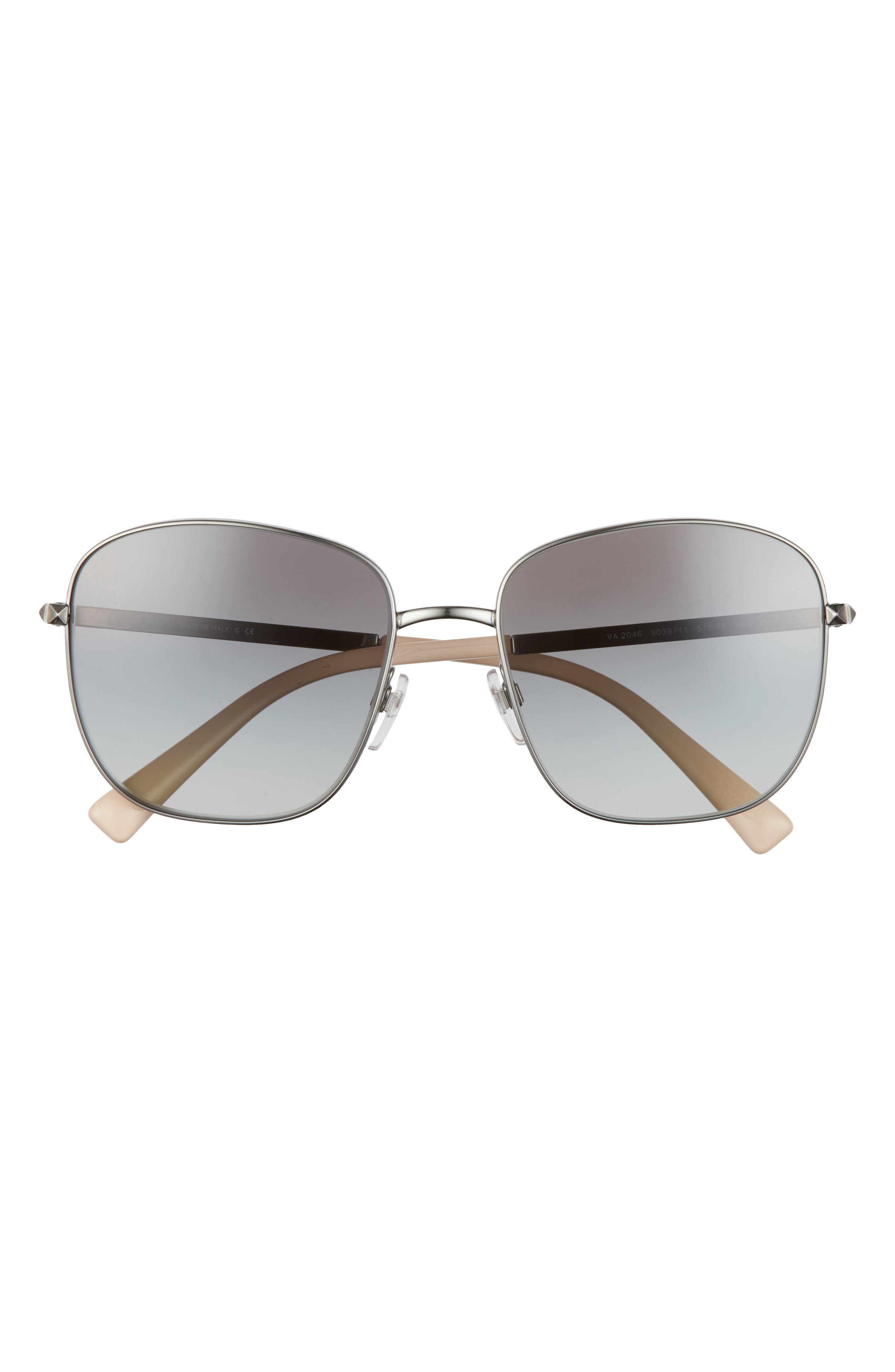 57mm studded sunglasses valentino