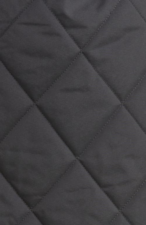 Shop L.l.bean Bean's Cozy Quilted Coat In Darkest Gray